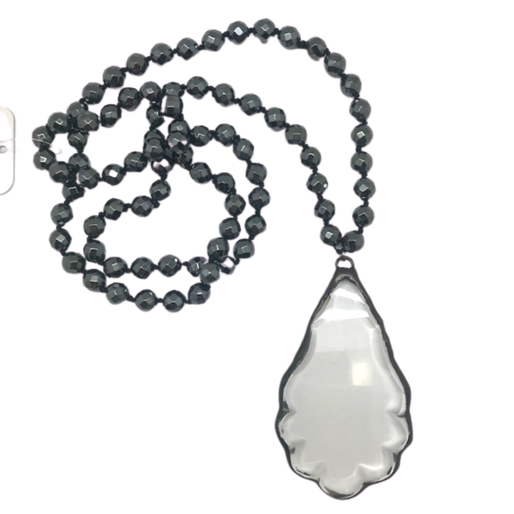 HEMATITE + SOLDERED CRYSTAL