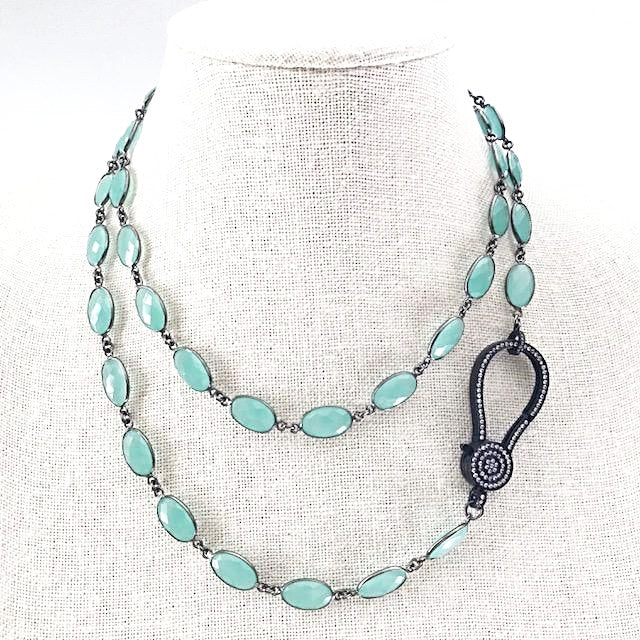 QUARTZ PAVÉ CLASP