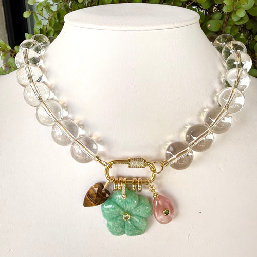 GEMSTONE FLOWER (MULTI CHARM)