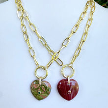 GOLD CHAIN + HEART