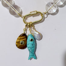TURQUOISE FISH (MULTI CHARM)