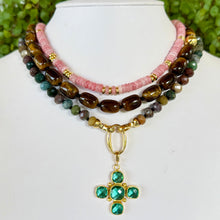 GEMSTONE CROSS - ASSORTED COLORS