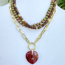 GOLD CHAIN + HEART