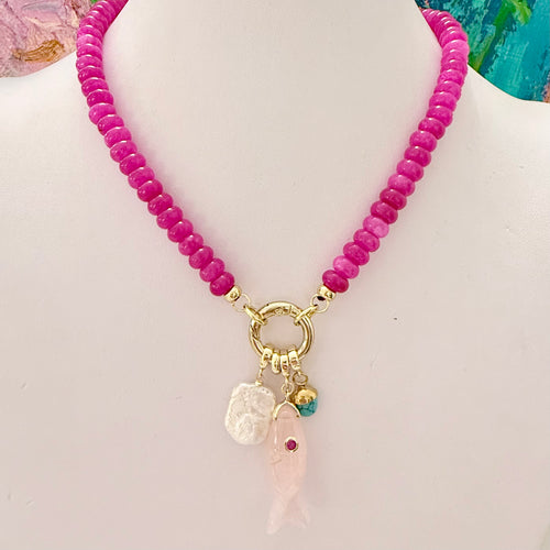 PINK BEADED + FISH - ASSORTED STYLES