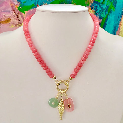 CORAL BEADED + PENDANTS - ASSORTED STYLES