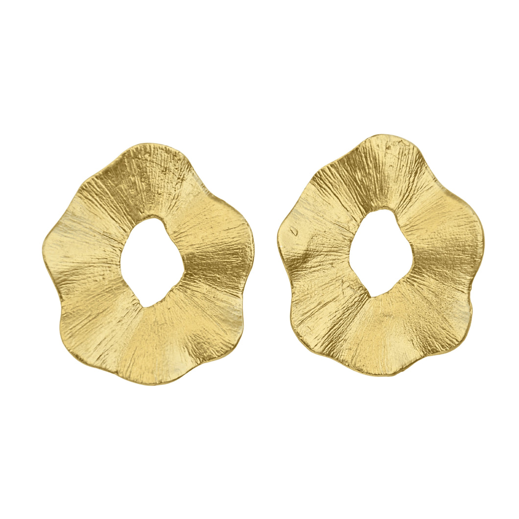 GOLD CIRCLE EARRINGS
