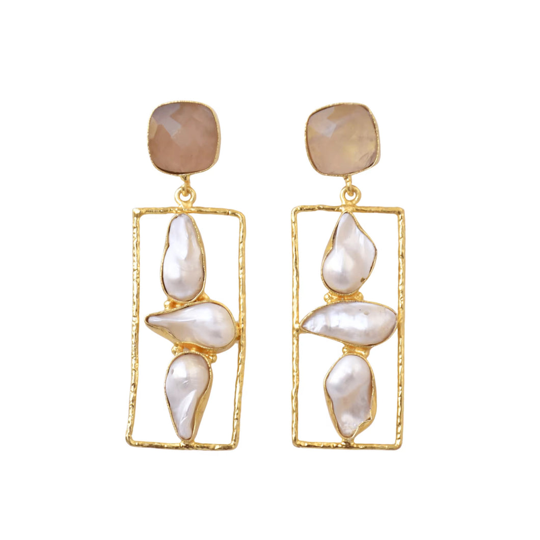 CARRIE GEMSTONE EARRINGS