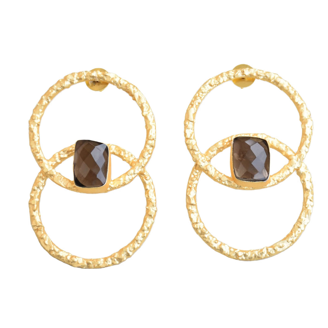 LIZZIE GEMSTONE EARRINGS