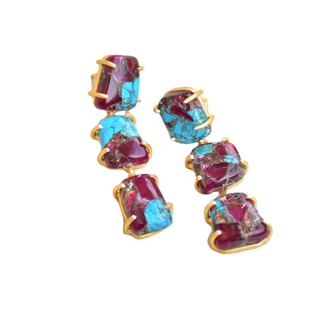 EVE GEMSTONE EARRINGS